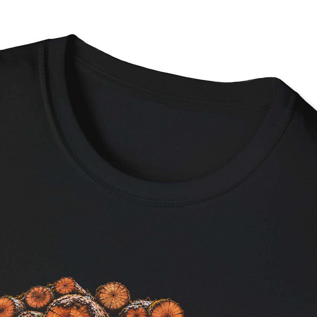 Logging Truck T-Shirt — Pacific off highway west coast logging truck, manufactured from 1947 to 1991