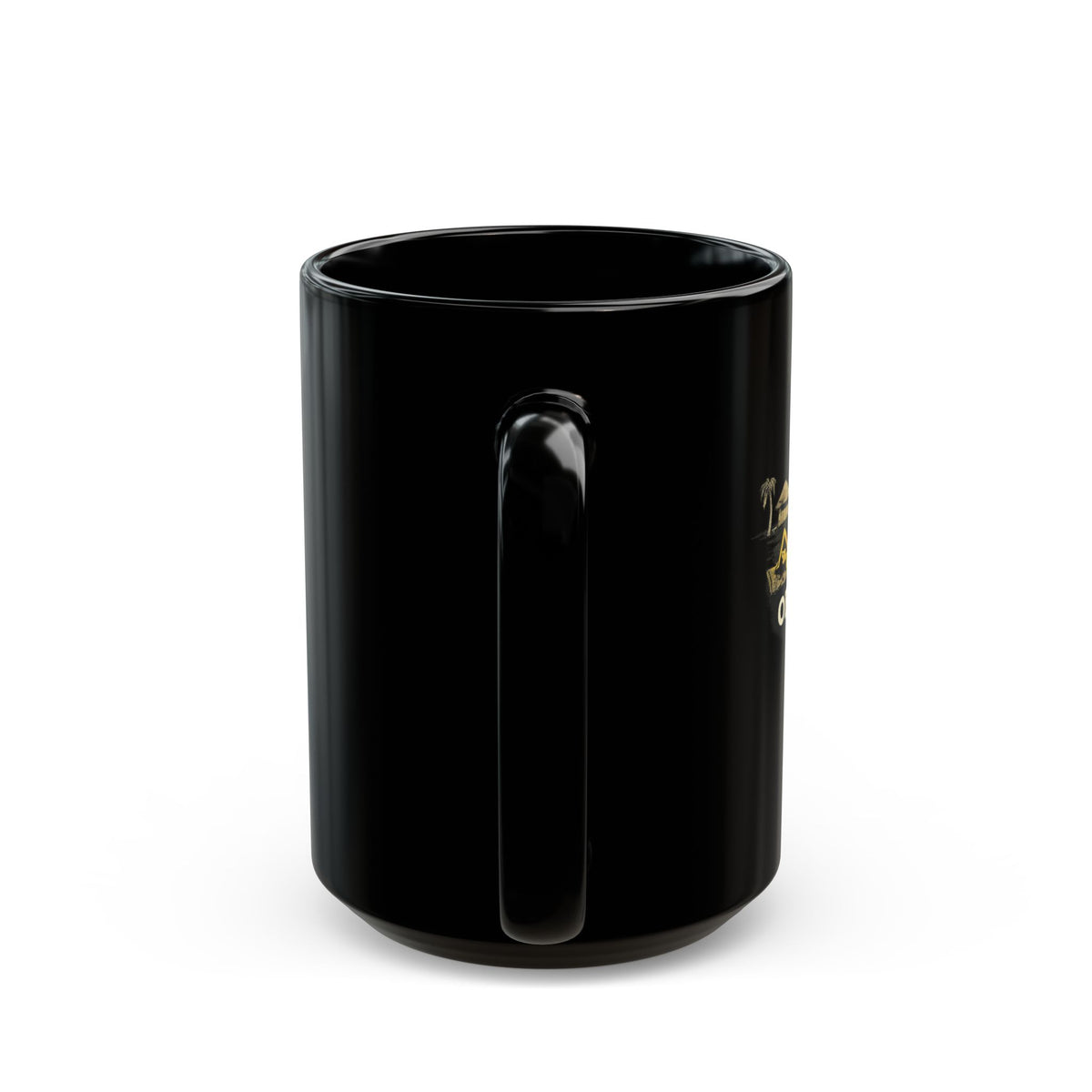 Construction Excavator Black Mug — Heavy Equipment Lover Gift (11oz, 15oz)